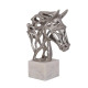 ΕΠΙΤΡΑΠΕΖΙΑ ΔΙΑΚΟΣΜΗΤΙΚΗ ΦΙΓΟΥΡΑ  Horse ΝΙΚΕΛ ΧΡΩΜΑ 24x10x30εκ