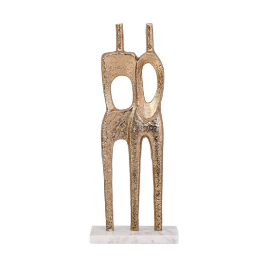 ΕΠΙΤΡΑΠΕΖΙΑ ΔΙΑΚΟΣΜΗΤΙΚΗ ΦΙΓΟΥΡΑ  Human bodies ΑΝΤΙΚΕ ΧΡΥΣΟ ΧΡΩΜΑ 15x6x40εκ