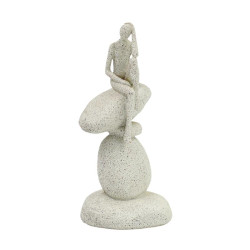 ΕΠΙΤΡΑΠΕΖΙΑ ΔΙΑΚΟΣΜΗΤΙΚΗ ΓΥΝΑΙΚΕΙΑ ΦΙΓΟΥΡΑ  FL243331 ΜΠΕΖ ΧΡΩΜΑ 12x10x25εκ