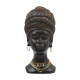 ΕΠΙΤΡΑΠΕΖΙΟ ΔΙΑΚΟΣΜΗΤΙΚΟ "AFRICAN WOMAN"  FL2446 ΚΑΦΕ-ΧΡΥΣΟ ΧΡΩΜΑ 14x16x28εκ