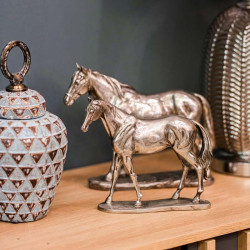 ΕΠΙΤΡΑΠΕΖΙΟ ΔΙΑΚΟΣΜΗΤΙΚΟ ΑΛΟΓΟ  ΑΣΗΜΙ ΧΡΩΜΑ Polyresin 25x7x21εκ sls