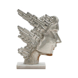 ΕΠΙΤΡΑΠΕΖΙΟ ΔΙΑΚΟΣΜΗΤΙΚΟ CITY FACE FL24530 ΑΣΗΜΙ ΧΡΩΜΑ 20x27εκ ΕΠΙΤΡΑΠΕΖΙΟ ΔΙΑΚΟΣΜΗΤΙΚΟ CITY FACE FL24530 ΑΣΗΜΙ ΧΡΩΜΑ 20x27εκ