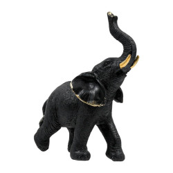 ΕΠΙΤΡΑΠΕΖΙΟ ΔΙΑΚΟΣΜΗΤΙΚΟ ΕΛΕΦΑΝΤΑΣ  FL17002 ΜΑΥΡΟ-ΧΡΥΣΟ ΧΡΩΜΑ 11x6x15εκ