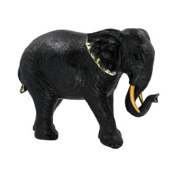 ΕΠΙΤΡΑΠΕΖΙΟ ΔΙΑΚΟΣΜΗΤΙΚΟ ΕΛΕΦΑΝΤΑΣ  FL18012 ΜΑΥΡΟ-ΧΡΥΣΟ ΧΡΩΜΑ 28x10x17εκ