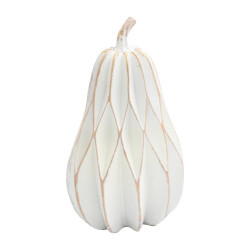 ΕΠΙΤΡΑΠΕΖΙΟ ΔΙΑΚΟΣΜΗΤΙΚΟ  pear ΛΕΥΚΟ-ΧΡΥΣΟ ΧΡΩΜΑ 15x13x23εκ