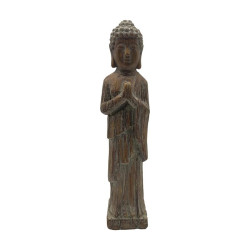 ΕΠΙΤΡΑΠΕΖΙΟ ΔΙΑΚΟΣΜΗΤΙΚΟ  Buddha 23695 ΚΑΦΕ ΧΡΩΜΑ 11x11x46,5εκ