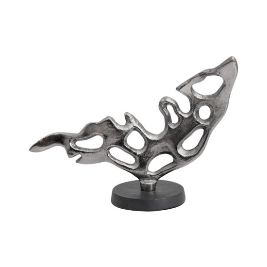 ΕΠΙΤΡΑΠΕΖΙΟ ΔΙΑΚΟΣΜΗΤΙΚΟ  FL29912 ΑΣΗΜΙ-ΜΑΥΡΟ ΜΑΤ ΧΡΩΜΑ 29x11x21εκ