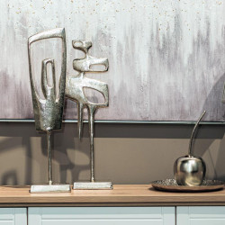 ΕΠΙΤΡΑΠΕΖΙΟ ΔΙΑΚΟΣΜΗΤΙΚΟ "Sculpture" ΑΣΗΜΙ ΝΙΚΕΛ 16x11x65εκ ΕΠΙΤΡΑΠΕΖΙΟ ΔΙΑΚΟΣΜΗΤΙΚΟ "Sculpture" ΑΣΗΜΙ ΝΙΚΕΛ 16x11x65εκ