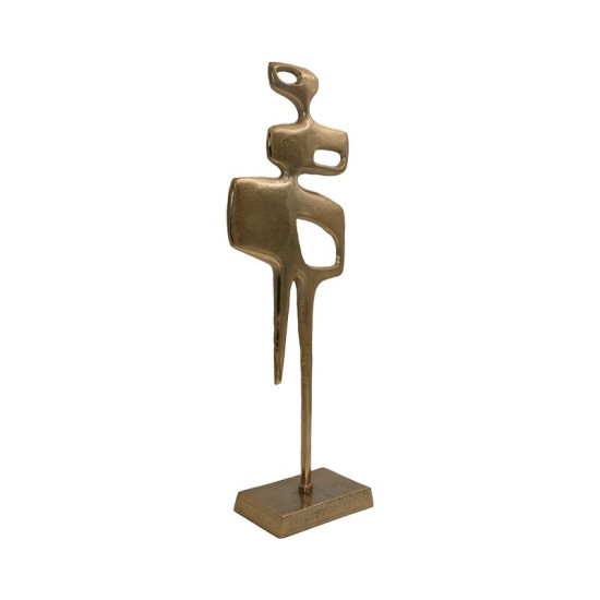 ΕΠΙΤΡΑΠΕΖΙΟ ΔΙΑΚΟΣΜΗΤΙΚΟ  "Sculpture" ΧΡΥΣΟ 20x11x60εκ
