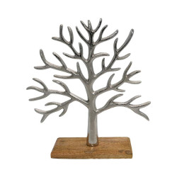 ΕΠΙΤΡΑΠΕΖΙΟ ΔΙΑΚΟΣΜΗΤΙΚΟ  "Tree" ΑΣΗΜΙ ΝΙΚΕΛ ΜΕ ΞΥΛΙΝΗ ΒΑΣΗ 30x7x32εκ ΕΠΙΤΡΑΠΕΖΙΟ ΔΙΑΚΟΣΜΗΤΙΚΟ  "Tree" ΑΣΗΜΙ ΝΙΚΕΛ ΜΕ ΞΥΛΙΝΗ ΒΑΣΗ 30x7x32εκ