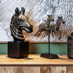 ΕΠΙΤΡΑΠΕΖΙΟ ΔΙΑΚΟΣΜΗΤΙΚΟ "Zebra" ΜΑΥΡΟ-ΧΡΥΣΟ ΧΡΩΜΑ 12,2x22x40,5εκ ΕΠΙΤΡΑΠΕΖΙΟ ΔΙΑΚΟΣΜΗΤΙΚΟ "Zebra" ΜΑΥΡΟ-ΧΡΥΣΟ ΧΡΩΜΑ 12,2x22x40,5εκ