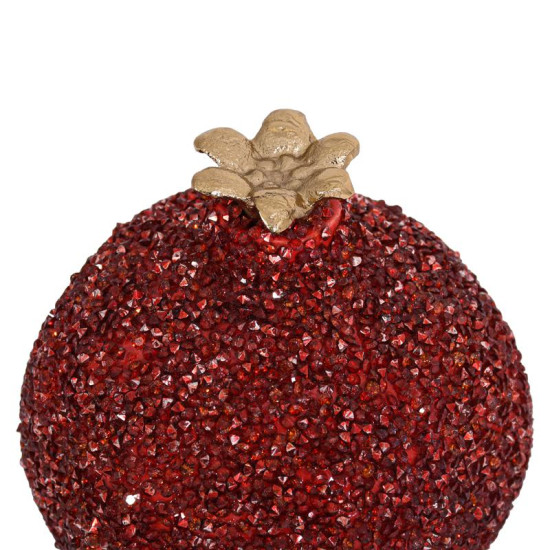 ΕΠΙΤΡΑΠΕΖΙΟ ΔΙΑΚΟΣΜΗΤΙΚΟ ΡΟΔΙ  FL25068 ΚΟΚΚΙΝΟ ΧΡΩΜΑ 11x11εκ