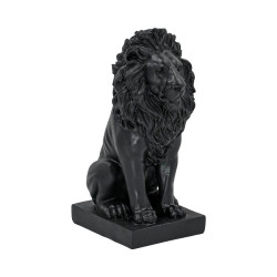 ΕΠΙΤΡΑΠΕΖΙΟ ΔΙΑΚΟΣΜΗΤΙΚΟ ΛΙΟΝΤΑΡΙ  FL243905 ΜΑΥΡΟ-ΧΡΥΣΟ ΧΡΩΜΑ 10x13x25εκ