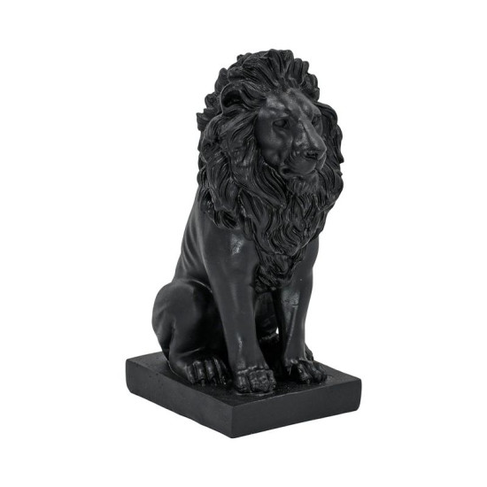 ΕΠΙΤΡΑΠΕΖΙΟ ΔΙΑΚΟΣΜΗΤΙΚΟ ΛΙΟΝΤΑΡΙ  FL243905 ΜΑΥΡΟ-ΧΡΥΣΟ ΧΡΩΜΑ 10x13x25εκ