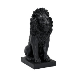 ΕΠΙΤΡΑΠΕΖΙΟ ΔΙΑΚΟΣΜΗΤΙΚΟ ΛΙΟΝΤΑΡΙ  FL243906 ΜΑΥΡΟ-ΧΡΥΣΟ ΧΡΩΜΑ 19x10x20εκ