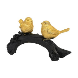 ΕΠΙΤΡΑΠΕΖΙΟ ΔΙΑΚΟΣΜΗΤΙΚΟ POLYRESIN  "Πουλιά σε κλαδί" ΜΑΥΡΟ-ΧΡΥΣΟ ΧΡΩΜΑ 28x10x15εκ ΕΠΙΤΡΑΠΕΖΙΟ ΔΙΑΚΟΣΜΗΤΙΚΟ POLYRESIN  "Πουλιά σε κλαδί" ΜΑΥΡΟ-ΧΡΥΣΟ ΧΡΩΜΑ 28x10x15εκ