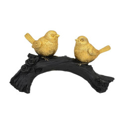 ΕΠΙΤΡΑΠΕΖΙΟ ΔΙΑΚΟΣΜΗΤΙΚΟ POLYRESIN  "Πουλιά σε κλαδί" ΜΑΥΡΟ-ΧΡΥΣΟ ΧΡΩΜΑ 28x10x15εκ ΕΠΙΤΡΑΠΕΖΙΟ ΔΙΑΚΟΣΜΗΤΙΚΟ POLYRESIN  "Πουλιά σε κλαδί" ΜΑΥΡΟ-ΧΡΥΣΟ ΧΡΩΜΑ 28x10x15εκ