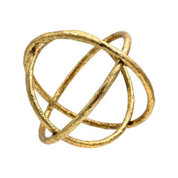 ΕΠΙΤΡΑΠΕΖΙΟ ΜΕΤΑΛΛΙΚΟ ΔΙΑΚΟΣΜΗΤΙΚΟ  FL135 ΧΡΥΣΟ ΧΡΩΜΑ 20x18x16εκ