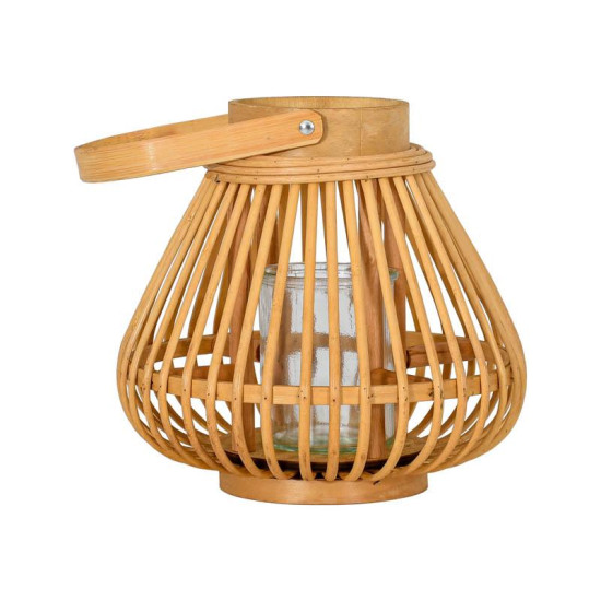 ΦΑΝΑΡΙ ΒΑΜΒΟΟ  FL038 ΦΥΣΙΚΟ ΧΡΩΜΑ 23x22εκ