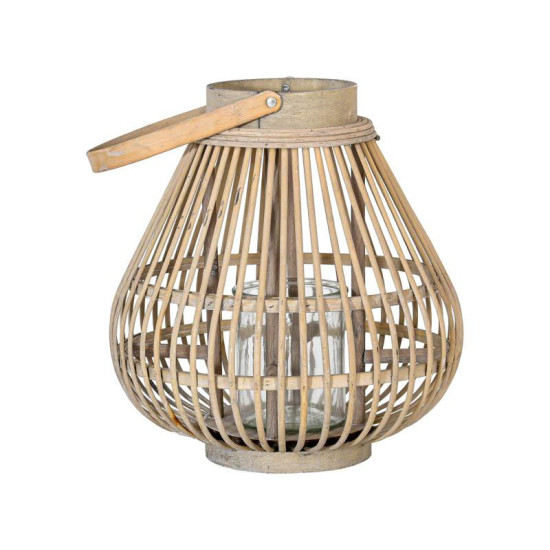 ΦΑΝΑΡΙ ΒΑΜΒΟΟ  FL038 ΓΚΡΙ ΧΡΩΜΑ 27x27εκ