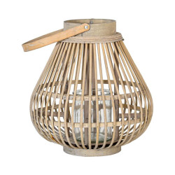 ΦΑΝΑΡΙ ΒΑΜΒΟΟ  FL038 ΓΚΡΙ ΧΡΩΜΑ 30x32εκ