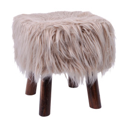 ΔΙΑΚΟΣΜΗΤΙΚΟ ΓΟΥΝΙΝΟ ΣΚΑΜΠΟ ΜΠΕΖ 30x30x35εκ ΔΙΑΚΟΣΜΗΤΙΚΟ ΓΟΥΝΙΝΟ ΣΚΑΜΠΟ ΜΠΕΖ 30x30x35εκ