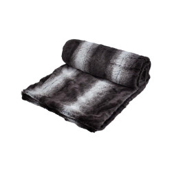 ΓΟΥΝΙΝΗ ΚΟΥΒΕΡΤΑ  FL23113 ΓΚΡΙ ΧΡΩΜΑ 130x150εκ