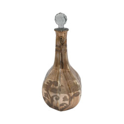 ΓΥΑΛΙΝΗ ΔΙΑΚΟΣΜΗΤΙΚΗ ΚΑΡΑΦΑ  FL11360 COPPER ΧΡΩΜΑ 13x30εκ