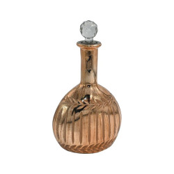 ΓΥΑΛΙΝΗ ΔΙΑΚΟΣΜΗΤΙΚΗ ΚΑΡΑΦΑ  FL31773 COPPER ΧΡΩΜΑ 15x9x25εκ