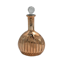 ΓΥΑΛΙΝΗ ΔΙΑΚΟΣΜΗΤΙΚΗ ΚΑΡΑΦΑ  FL31773 COPPER ΧΡΩΜΑ 15x9x25εκ