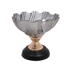 ΓΥΑΛΙΝΗ ΦΟΝΤΑΝΙΕΡΑ ΜΕ ΒΑΣΗ  803 ΜΑΥΡΟ ΧΡΩΜΑ 19x15εκ