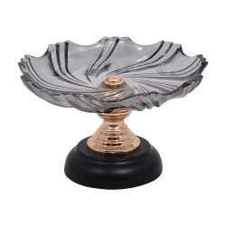 ΓΥΑΛΙΝΗ ΦΟΝΤΑΝΙΕΡΑ ΜΕ ΒΑΣΗ  803 ΜΑΥΡΟ ΧΡΩΜΑ 23x15εκ