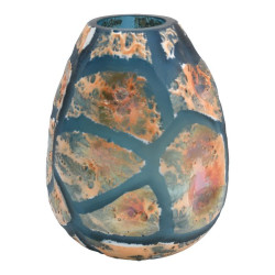 ΓΥΑΛΙΝΟ ΒΑΖΟ FL166505 ΠΡΑΣΙΝΟ-ΜΠΡΟΝΖΕ ΧΡΩΜΑ 20x19x26εκ ΓΥΑΛΙΝΟ ΒΑΖΟ FL166505 ΠΡΑΣΙΝΟ-ΜΠΡΟΝΖΕ ΧΡΩΜΑ 20x19x26εκ