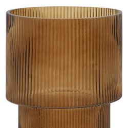 ΓΥΑΛΙΝΟ ΔΙΑΚΟΣΜΗΤΙΚΟ ΒΑΖΟ FL29 AMBER 15x29εκ ΓΥΑΛΙΝΟ ΔΙΑΚΟΣΜΗΤΙΚΟ ΒΑΖΟ FL29 AMBER 15x29εκ