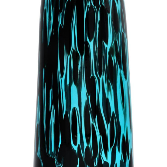 ΓΥΑΛΙΝΟ ΔΙΑΚΟΣΜΗΤΙΚΟ ΜΠΟΥΚΑΛΙ  FL1343 ΜΠΛΕ ANIMAL PRINT 13x34εκ