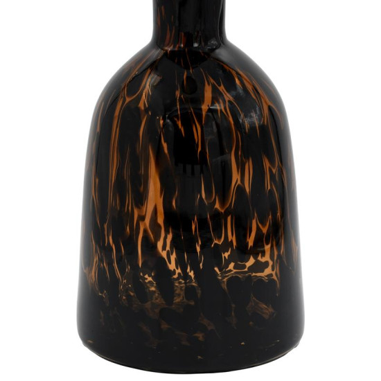 ΓΥΑΛΙΝΟ ΔΙΑΚΟΣΜΗΤΙΚΟ ΜΠΟΥΚΑΛΙ  FL1533 AMBER ANIMAL PRINT 15x25εκ