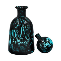 ΓΥΑΛΙΝΟ ΔΙΑΚΟΣΜΗΤΙΚΟ ΜΠΟΥΚΑΛΙ FL1533 ΜΠΛΕ ANIMAL PRINT 15x25εκ ΓΥΑΛΙΝΟ ΔΙΑΚΟΣΜΗΤΙΚΟ ΜΠΟΥΚΑΛΙ FL1533 ΜΠΛΕ ANIMAL PRINT 15x25εκ