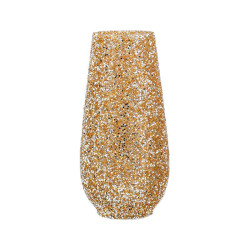 ΓΥΑΛΙΝΟ ΕΠΙΤΡΑΠΕΖΙΟ ΒΑΖΟ Mosaic ΧΡΥΣΟ ΧΡΩΜΑ 18x36εκ ΓΥΑΛΙΝΟ ΕΠΙΤΡΑΠΕΖΙΟ ΒΑΖΟ Mosaic ΧΡΥΣΟ ΧΡΩΜΑ 18x36εκ