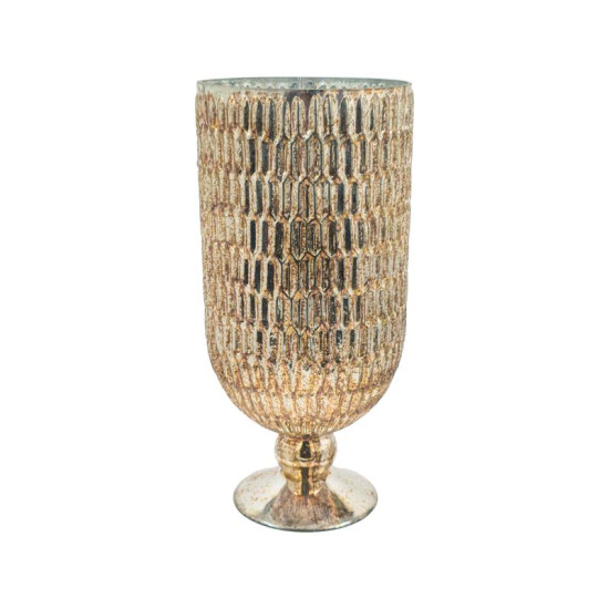 ΓΥΑΛΙΝΟ ΕΠΙΤΡΑΠΕΖΙΟ ΚΗΡΟΠΗΓΙΟ  FL114 COPPER ΧΡΩΜΑ 17x34εκ