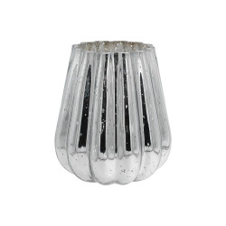 ΓΥΑΛΙΝΟ ΚΗΡΟΠΗΓΙΟ  FL1530 ΑΣΗΜΙ ΧΡΩΜΑ 19εκ