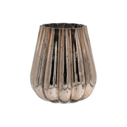 ΓΥΑΛΙΝΟ ΚΗΡΟΠΗΓΙΟ  FL1530 ΚΑΦΕ ΧΡΩΜΑ 19εκ