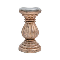 ΓΥΑΛΙΝΟ ΚΗΡΟΠΗΓΙΟ  FL2814 ΡΟΖ ΜΕ ΜΕΤΑΛΛΙΚΟ ΦΙΝΙΡΙΣΜΑ 10x20εκ ΓΥΑΛΙΝΟ ΚΗΡΟΠΗΓΙΟ  FL2814 ΡΟΖ ΜΕ ΜΕΤΑΛΛΙΚΟ ΦΙΝΙΡΙΣΜΑ 10x20εκ