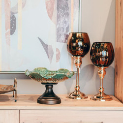 ΓΥΑΛΙΝΟ ΚΗΡΟΠΗΓΙΟ FL360 ΚΑΦΕ ΧΡΩΜΑ 36εκ ΓΥΑΛΙΝΟ ΚΗΡΟΠΗΓΙΟ FL360 ΚΑΦΕ ΧΡΩΜΑ 36εκ