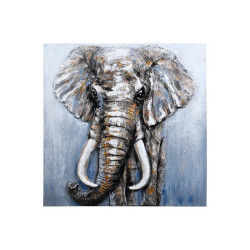 ΚΑΔΡΟ Elephant ΜΠΕΖ-ΣΙΕΛ-ΓΚΡΙ ΧΡΩΜΑ 80x3x80εκ ΚΑΔΡΟ Elephant ΜΠΕΖ-ΣΙΕΛ-ΓΚΡΙ ΧΡΩΜΑ 80x3x80εκ