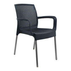 ΚΑΡΕΚΛΑ ΕΞΟΧΗΣ  Bella ΑΝΘΡΑΚΙ 55x55x85εκ