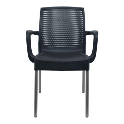 ΚΑΡΕΚΛΑ ΕΞΟΧΗΣ Bella ΑΝΘΡΑΚΙ 55x55x85εκ ΚΑΡΕΚΛΑ ΕΞΟΧΗΣ Bella ΑΝΘΡΑΚΙ 55x55x85εκ