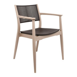 ΚΑΡΕΚΛΑ ΕΞΟΧΗΣ  Best ΜΠΕΖ ΜΕ ΚΑΦΕ ΧΡΩΜΑ 57,5x55x80εκ