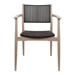 ΚΑΡΕΚΛΑ ΕΞΟΧΗΣ  Best ΜΠΕΖ ΜΕ ΚΑΦΕ ΧΡΩΜΑ 57,5x55x80εκ