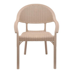 ΚΑΡΕΚΛΑ ΕΞΟΧΗΣ "Hilda" ΜΠΕΖ 60x62x85εκ ΚΑΡΕΚΛΑ ΕΞΟΧΗΣ "Hilda" ΜΠΕΖ 60x62x85εκ