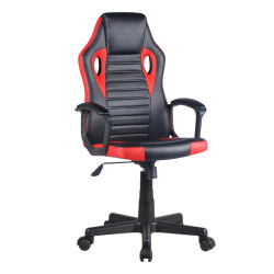 ΚΑΡΕΚΛΑ GAMING  5630 ΜΑΥΡΗ-ΚΟΚΚΙΝΗ ΔΕΡΜΑΤΙΝΗ 61x55x120εκ ΚΑΡΕΚΛΑ GAMING  5630 ΜΑΥΡΗ-ΚΟΚΚΙΝΗ ΔΕΡΜΑΤΙΝΗ 61x55x120εκ